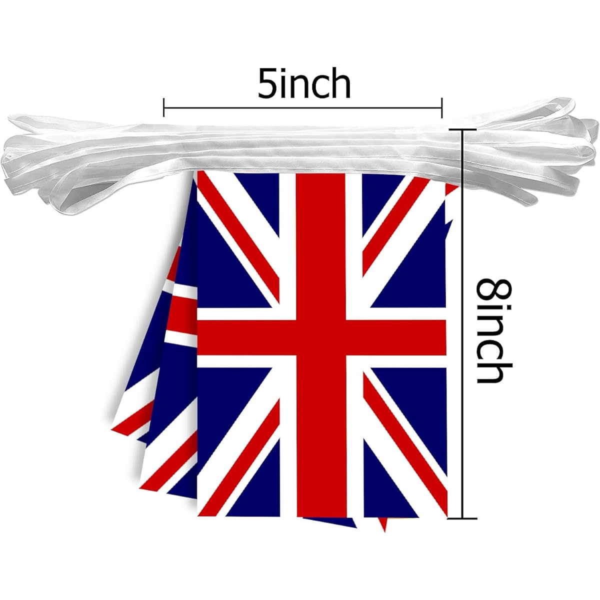 30 Pieces England Flag String 32ft English Bunting British Decorative Banner for Outdoor/Indoor/Patio/Garden Decoration