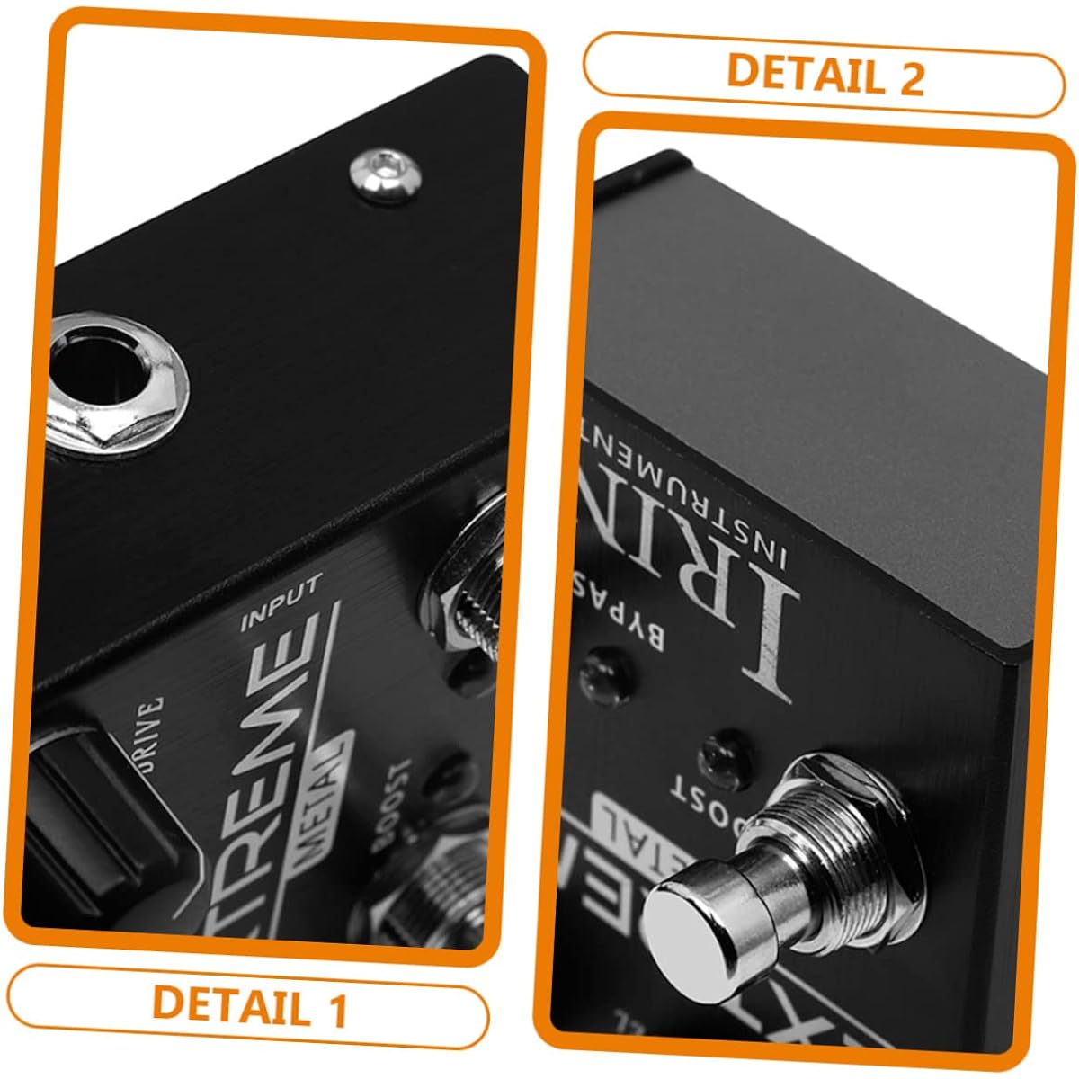 VICASKY 4pcs Electric Guitar Effect Distortion Guitar Pedal Vintage Delay Effect Guitar Parts Delay Guitar Effect Pedal Monoblock