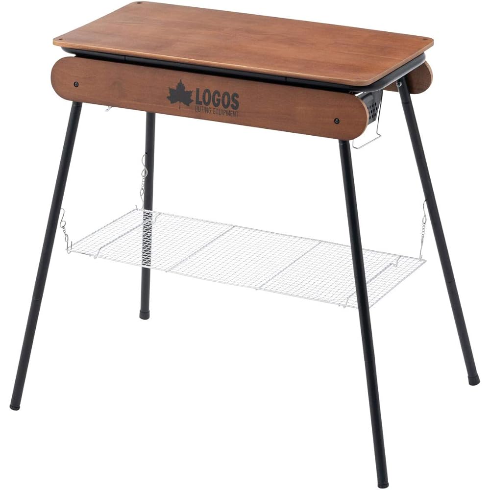 LOGOS eco-logosave Iron Wood Grill/80 (Top plate and storage bag included)