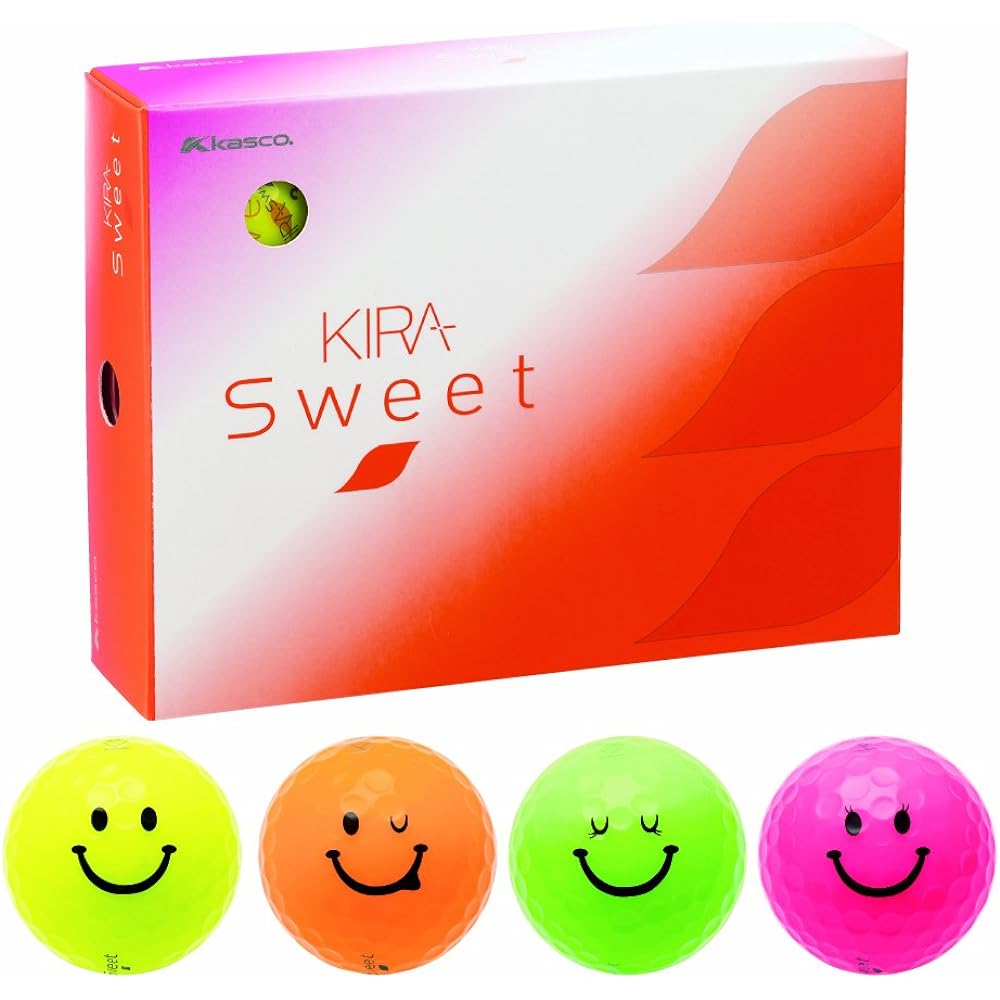 Kasco Golf Ball KIRA SWEET Character 1 Dozen (12 pieces)