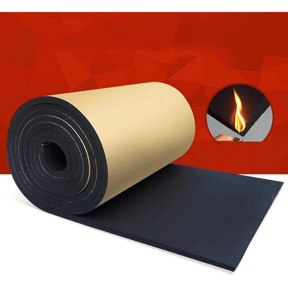 Fireproof Sound-absorbing cotton Adhesive Self-adhesive Soundproofing foam Moisture-proof Acoustic Room treatment