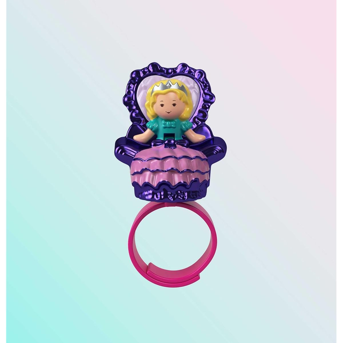Polly Pocket Keepsake Collection Royal Ball Jewelry Set Unicorn Castle Theme 2 Dolls Ring & Ring Box Earrings Bracelet Ages 4+
