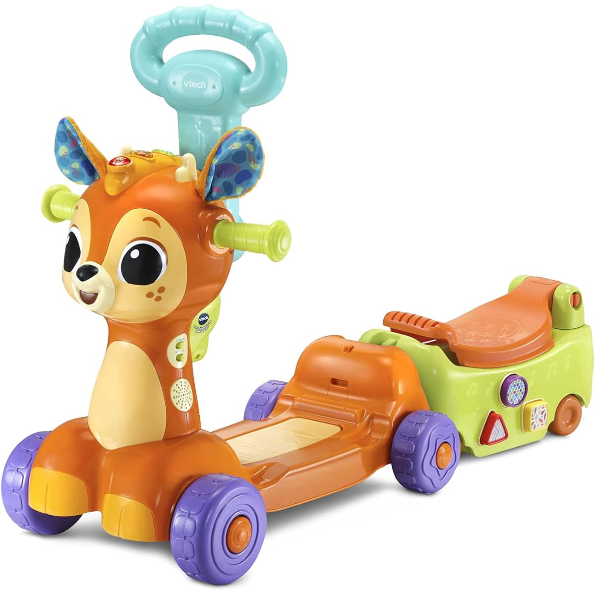 VTech 4-in-1 Grow-with-Me Fawn Scooter (Frustration Free Package)