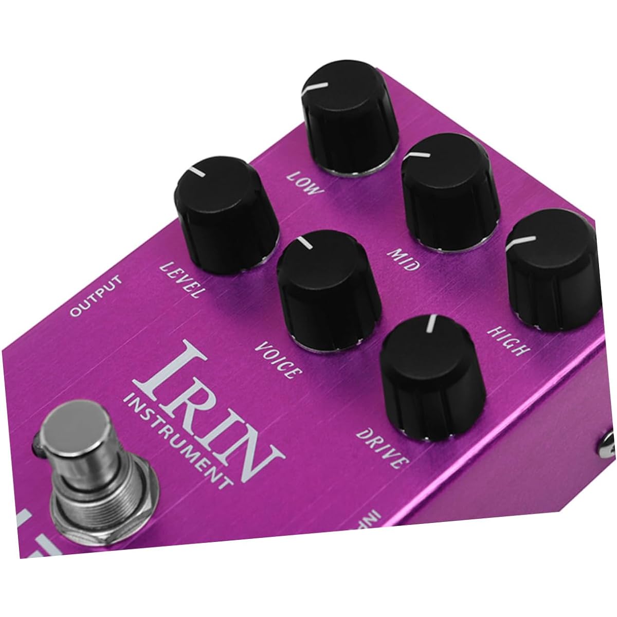 VICASKY 4pcs Electric Guitar Effector Stereo Digital Delay Analog Delay Guitar Effect Electric Guitar Effector Purple Pedal Aluminum Alloy Tape