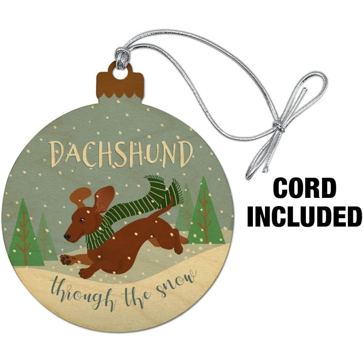 Through the Snow Winter Christmas Dash Hundred Dashwood Christmas Tree Holiday Ornaments