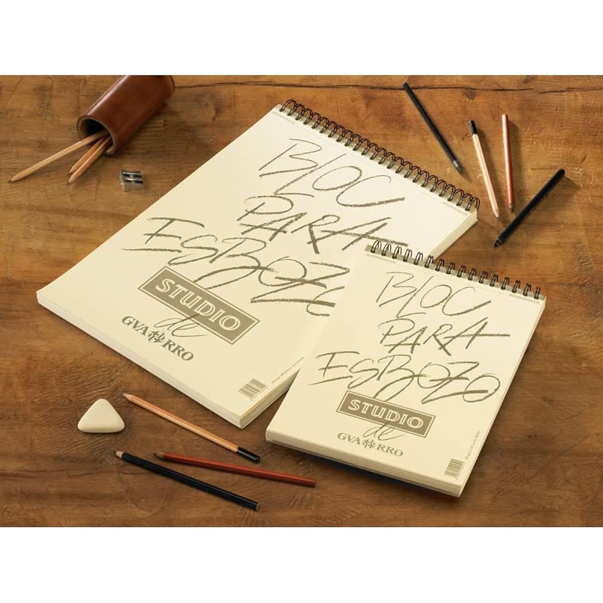 STUDIO A4 SPIRAL SKETCHING NOTEBOOK 100H 90G.MICROP.