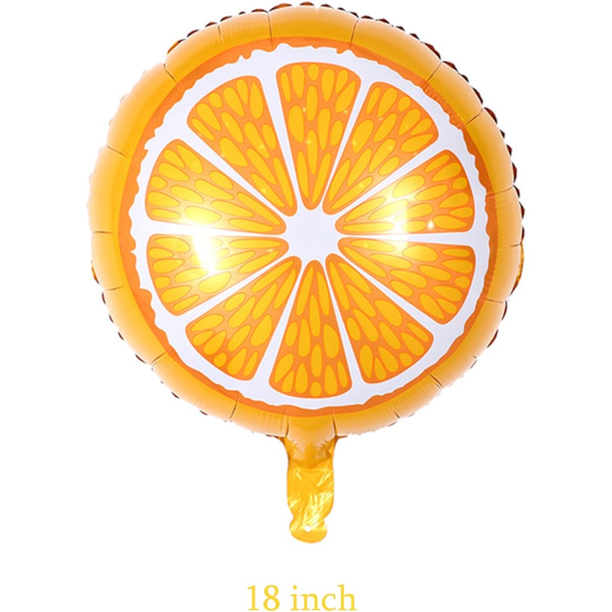 Orange Fruit Balloons Citrus Foil Balloons 5 Pieces Birthday Baby Shower Wedding Summer Citrus Theme Bachelorette Party Graduation Party Decoration Supplies