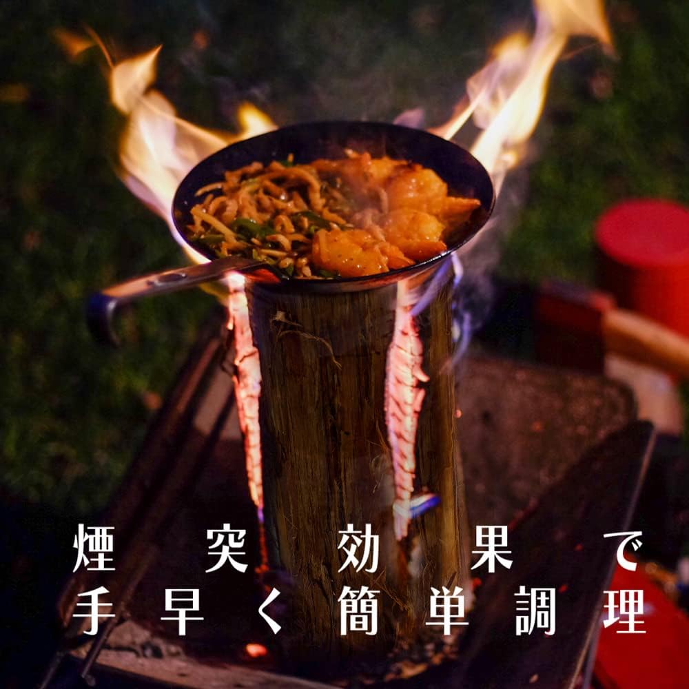 PEAKS&TREES Swedish Torch Bonfire Wood Candle Coniferous Wood Cedar Swedish Torch Feather Stick Kindling Material Solo Camp Bonfire Torch Firewood Log Natural Wood