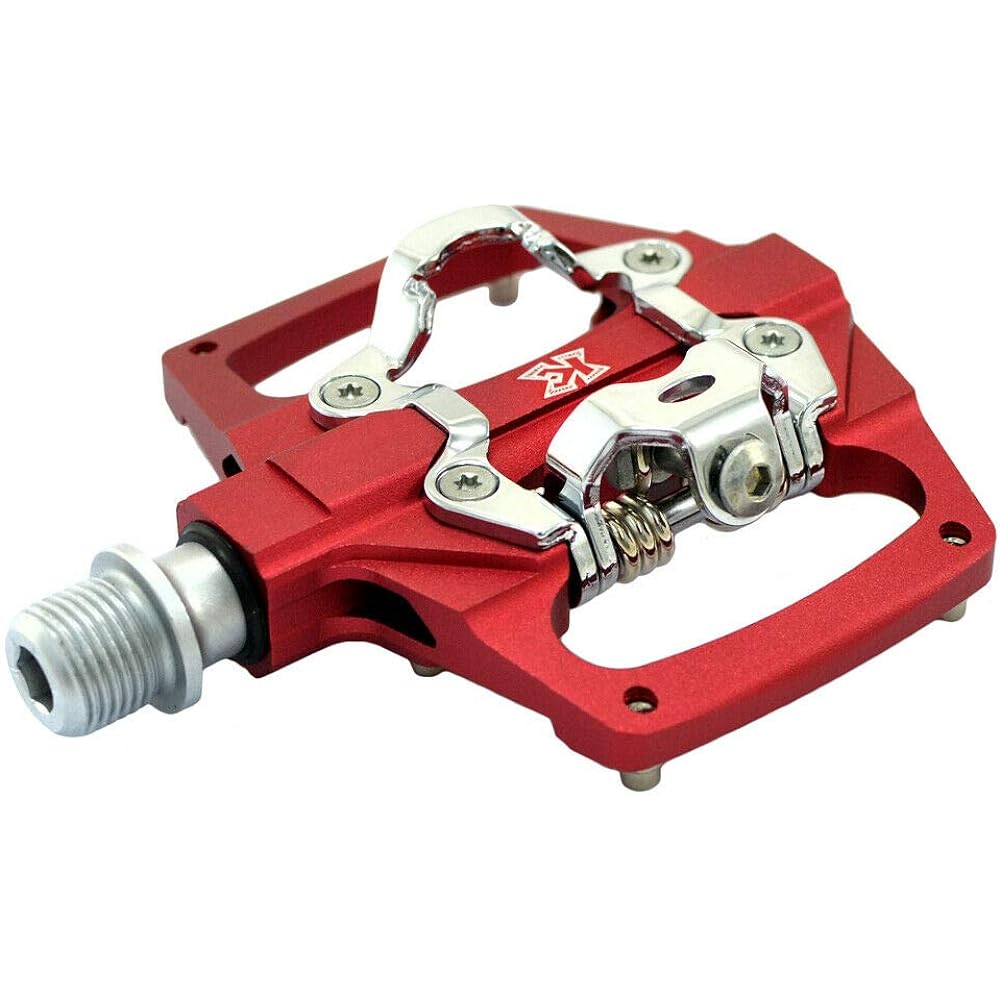 KCNC KPED09 Lightweight MTB Clipless Platform Pedals, Red, KPED09-CR-R, SK2119