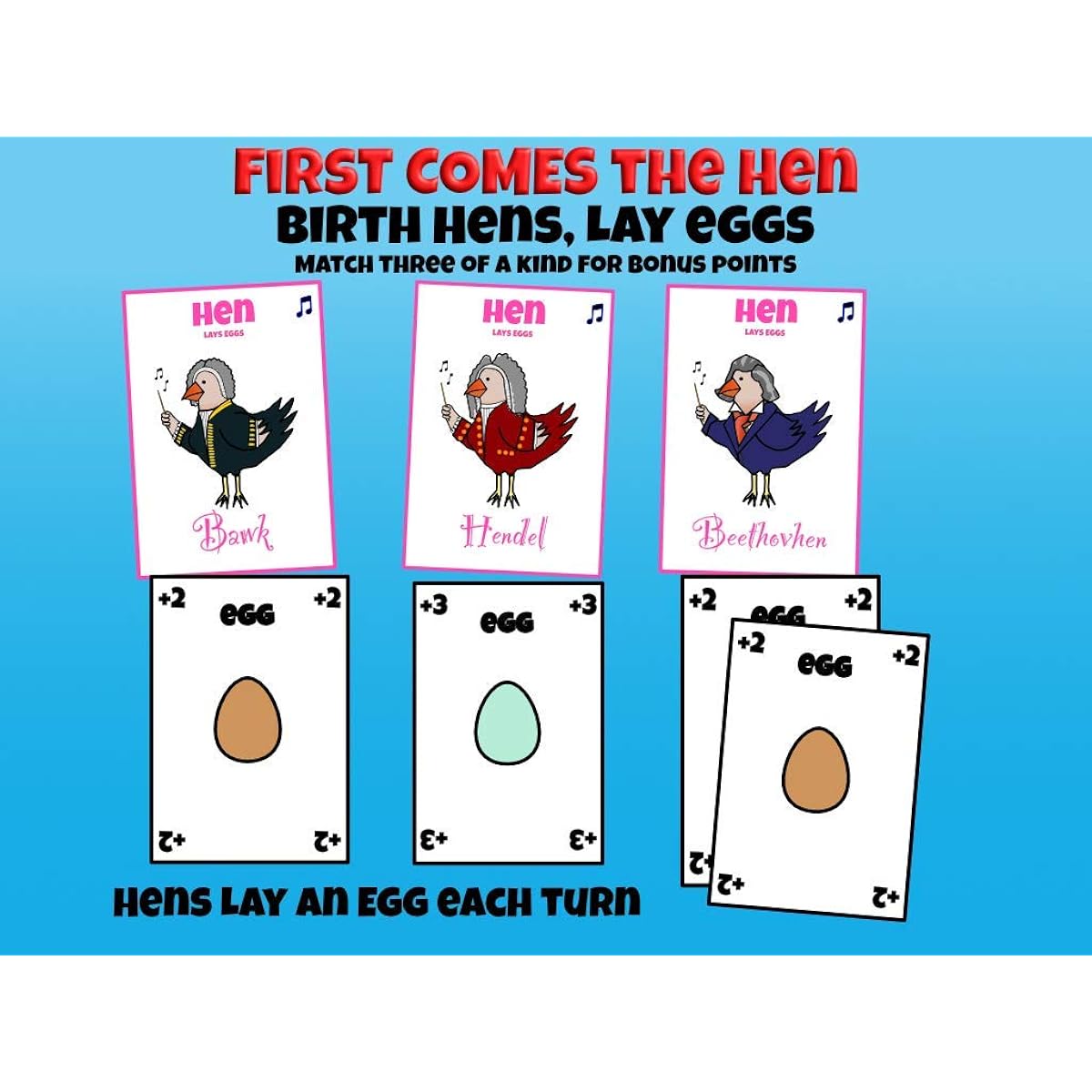 LXElabs Flock of Fame: A card game of famous chickens flocking together in unprecedented times