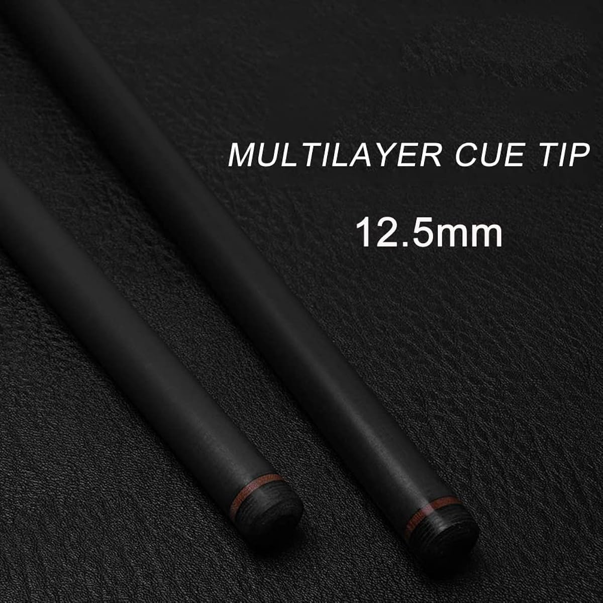 MangoRun Carbon Fiber Pool Cue Stick 12.5mm Low Deflection Billiard Cue Stick Case Set with Small Extension
