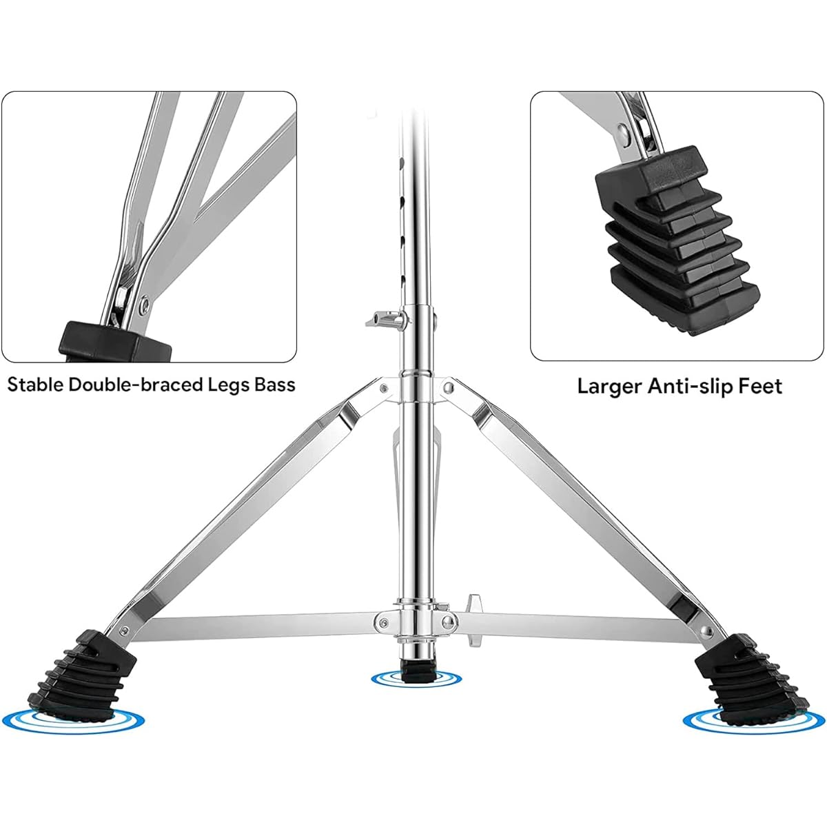 LeSage Drum Throne Silver