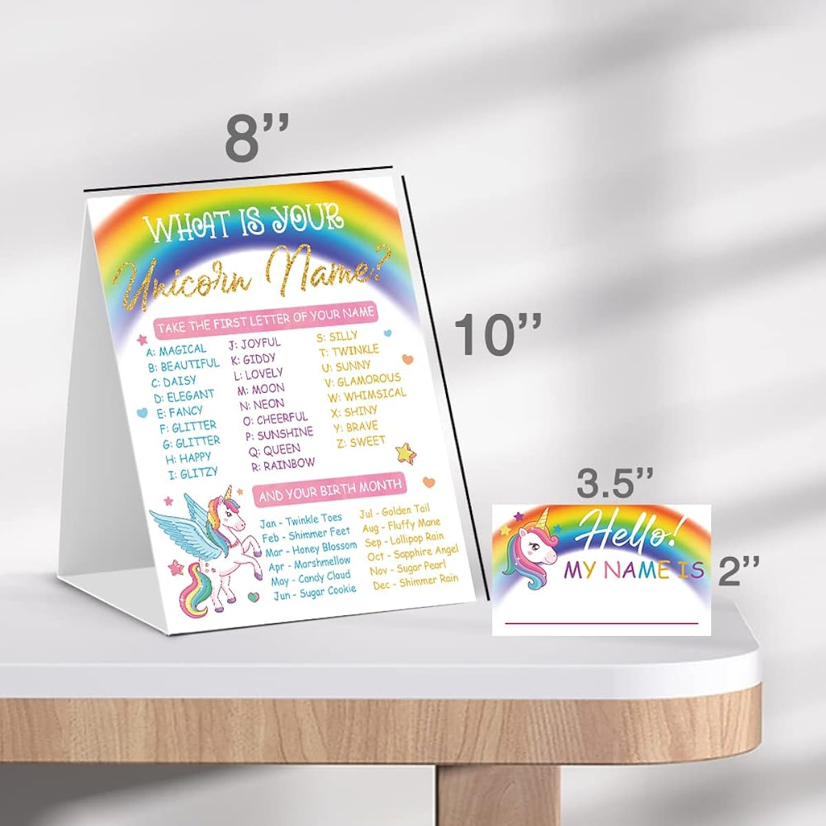 30 Kids Party Game Logos and Cards for Holiday Events, Event Card Ideas, Decoration Supplies, Birthday Party Games (DLM336)