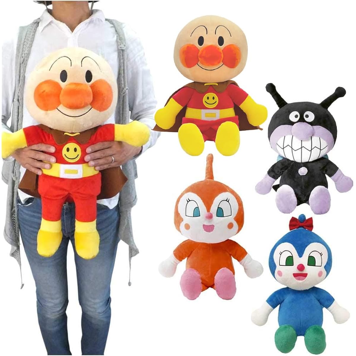 182680-718 (680/Anpanman) Anpanman Doll Yoshitoku Yanase Takashi Stuffed Toy TOY Children Kids Character Anime TV Movie