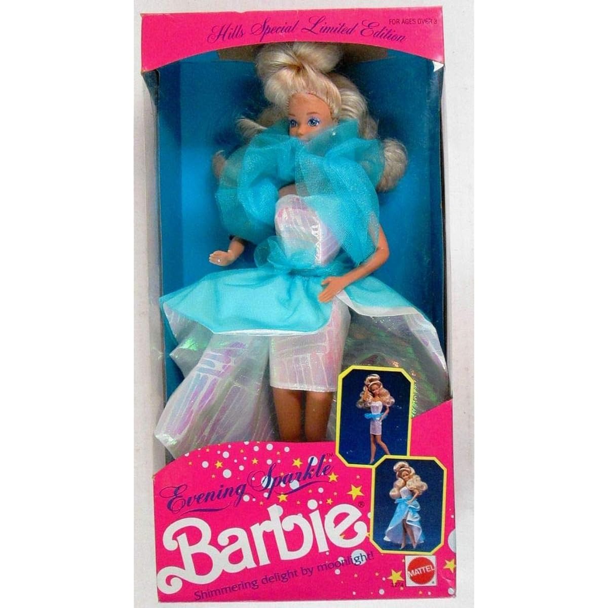 barbie doll - Evening Sparkle - Shimmering Delight By Moonlight - NIB by mattel (English Manual)