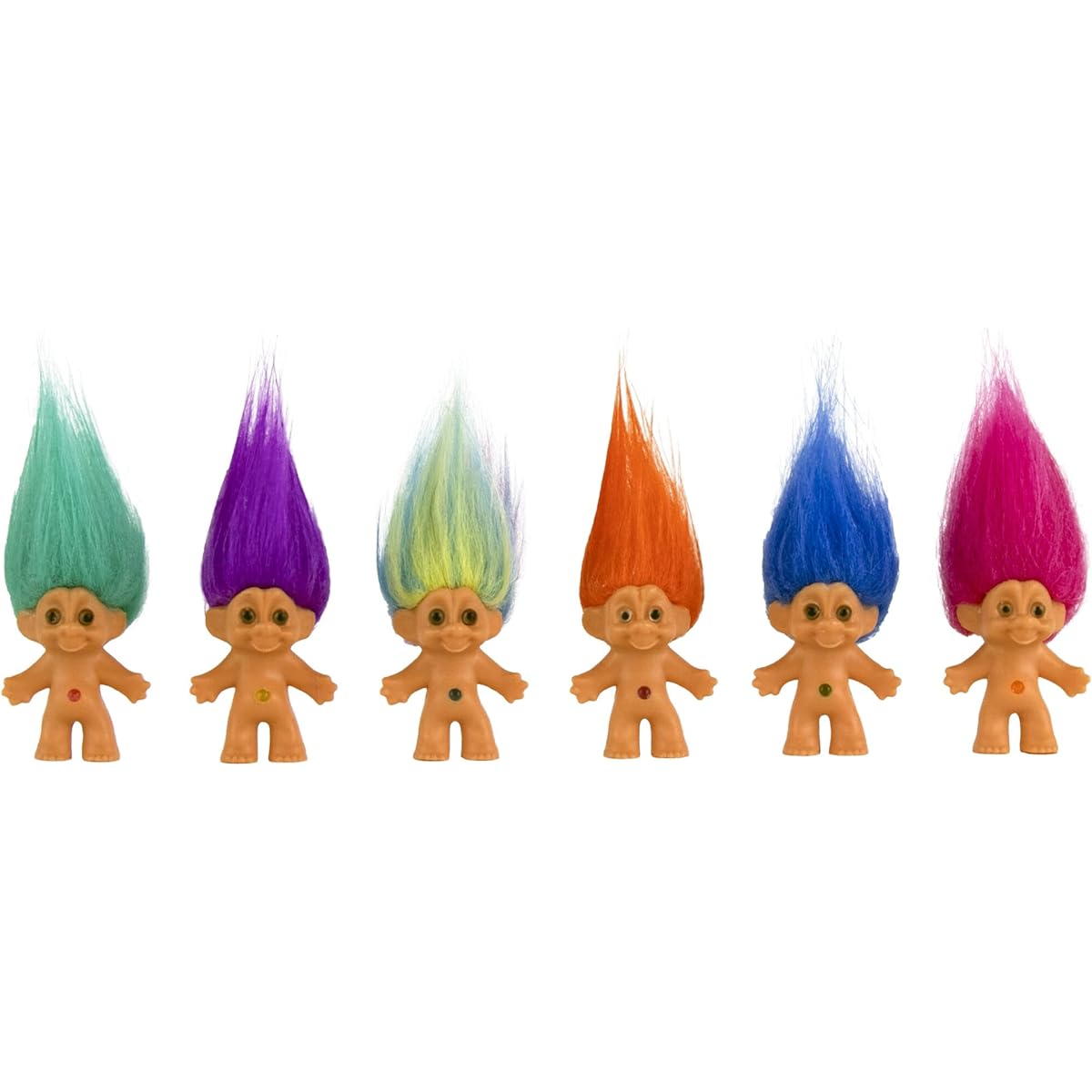 World's Smallest Good Luck Trolls Set of 6