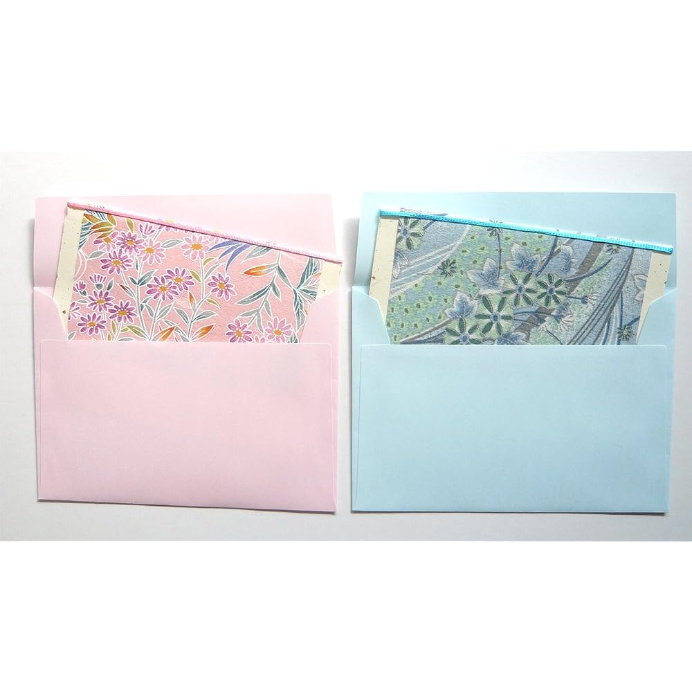 Birthday Card Yuzen Washi Various Patterns Birthday Card (50 Sets for Commercial Use)