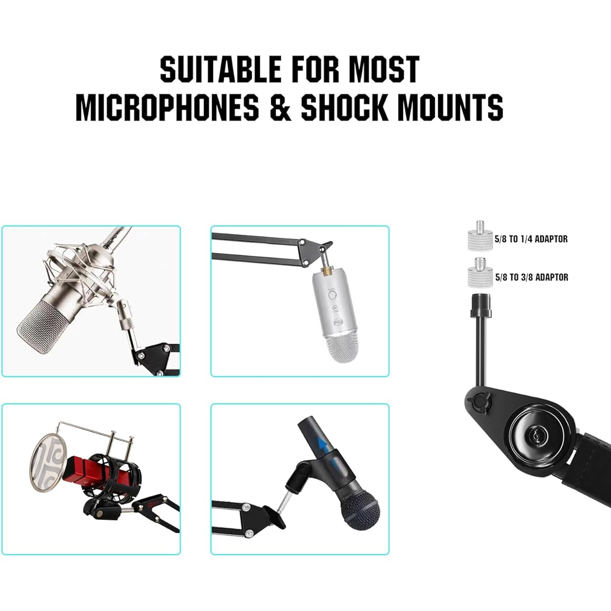 Microphone stand boom arm SBA3