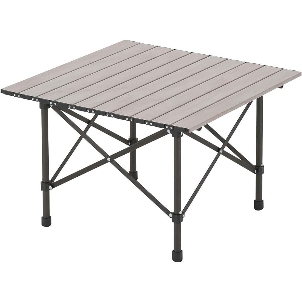 Takeda Corporation Wood-like Aluminum Roll Table 60 RT20-60 Alumite 58.5×58.5×65
