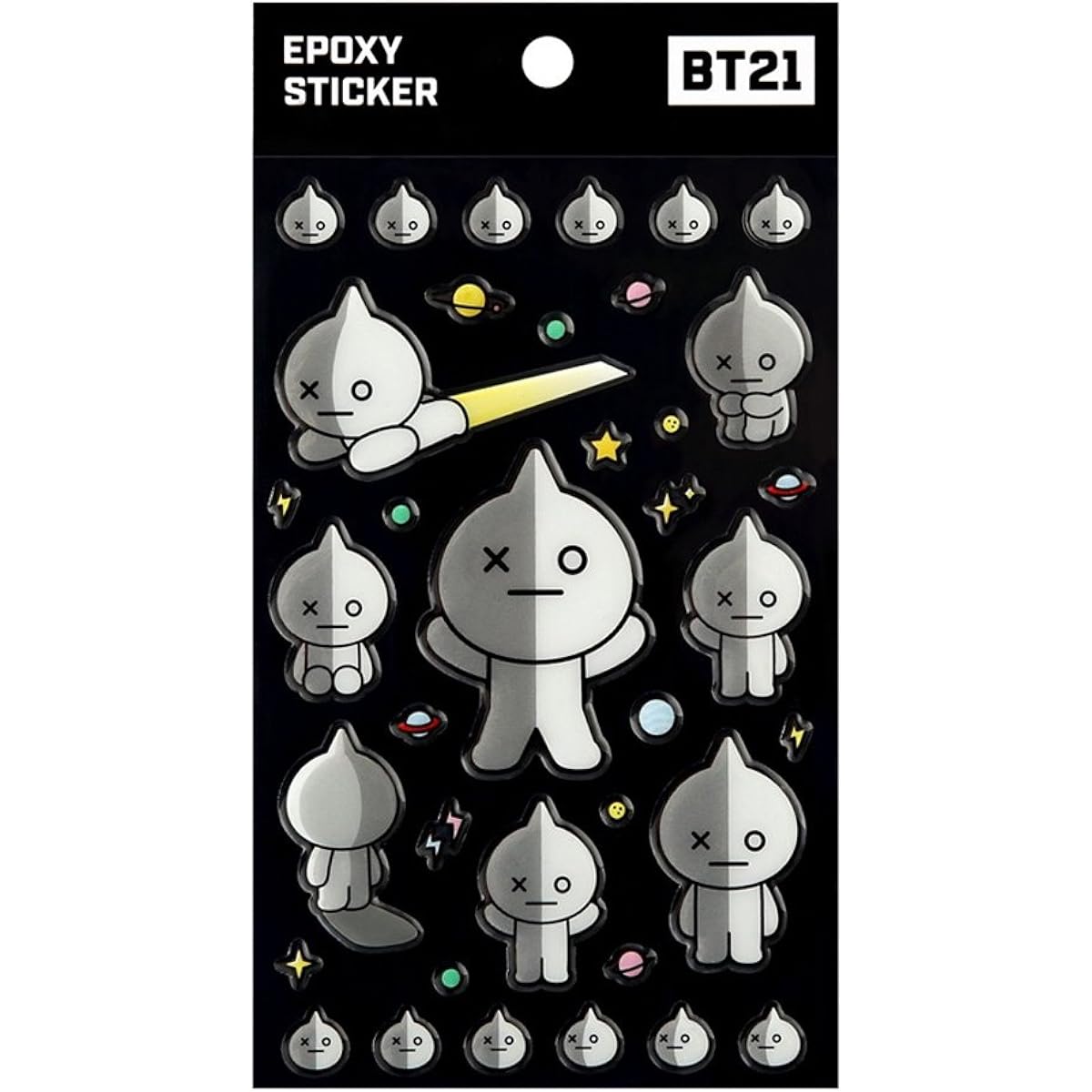 Official BT21 X Monopoly EPOXY Sticker BTS Bangtanboys… (Bang)