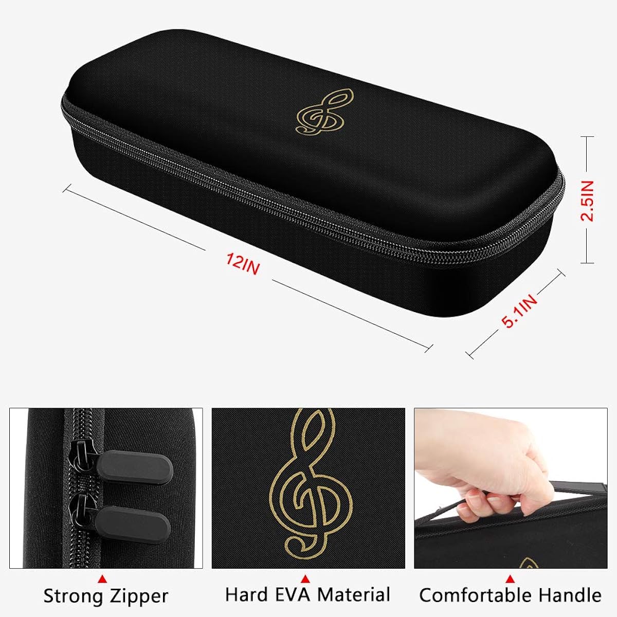 Case compatible with Otamaton Japanese electronic musical instrument portable synthesizer by Cube/Meiwa Denki, storage holder only fits for regular black
