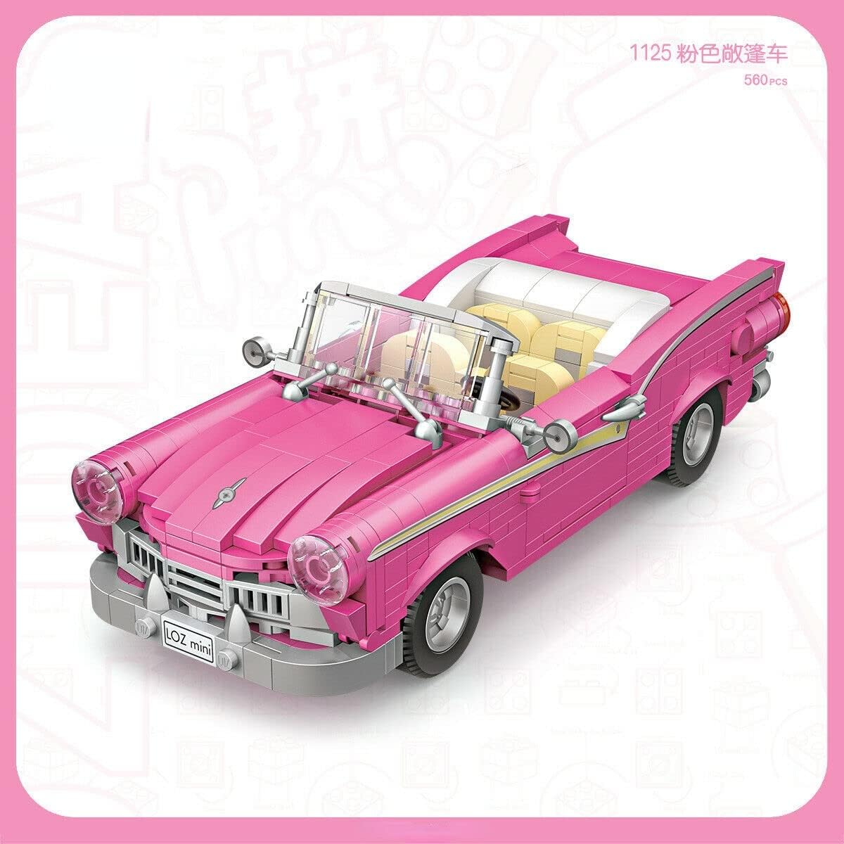 LOZ Mini Building Blocks Radio Gramophone Moto Weeding Car Model Kids Building Blocks Toys Puzzle Girls Gifts (1125)