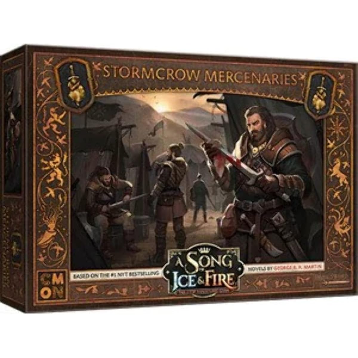 CMON A Song of Ice and Fire Tabletop Miniatures Stormcrow Mercenary Unit Box Teen and Adult Strategy Game Ages 14+ Supports 2+ Players Average Play Time 45-60 Minutes