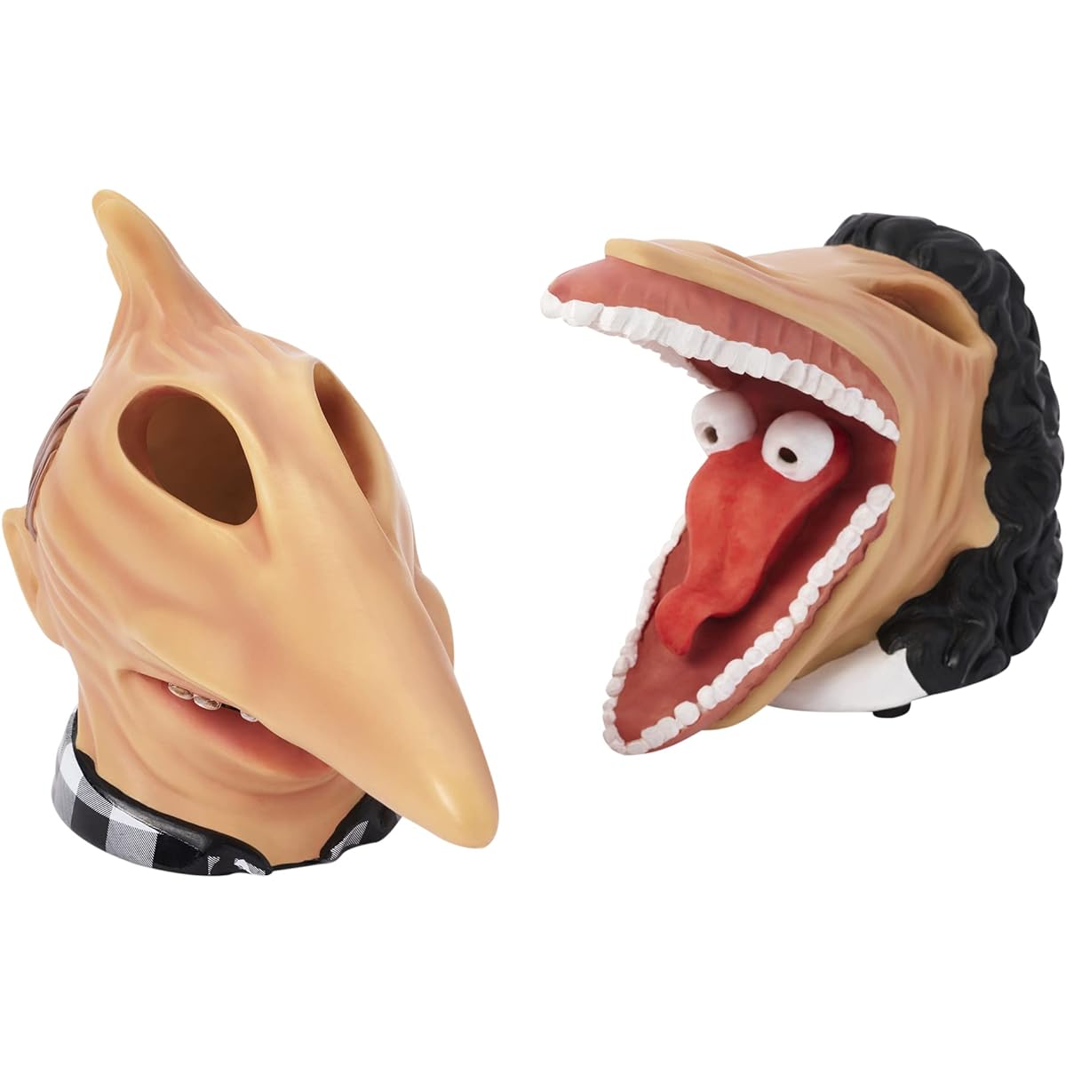 Spirit Halloween Light Up LED Adam and Barbara Beetlejuice Figure Set