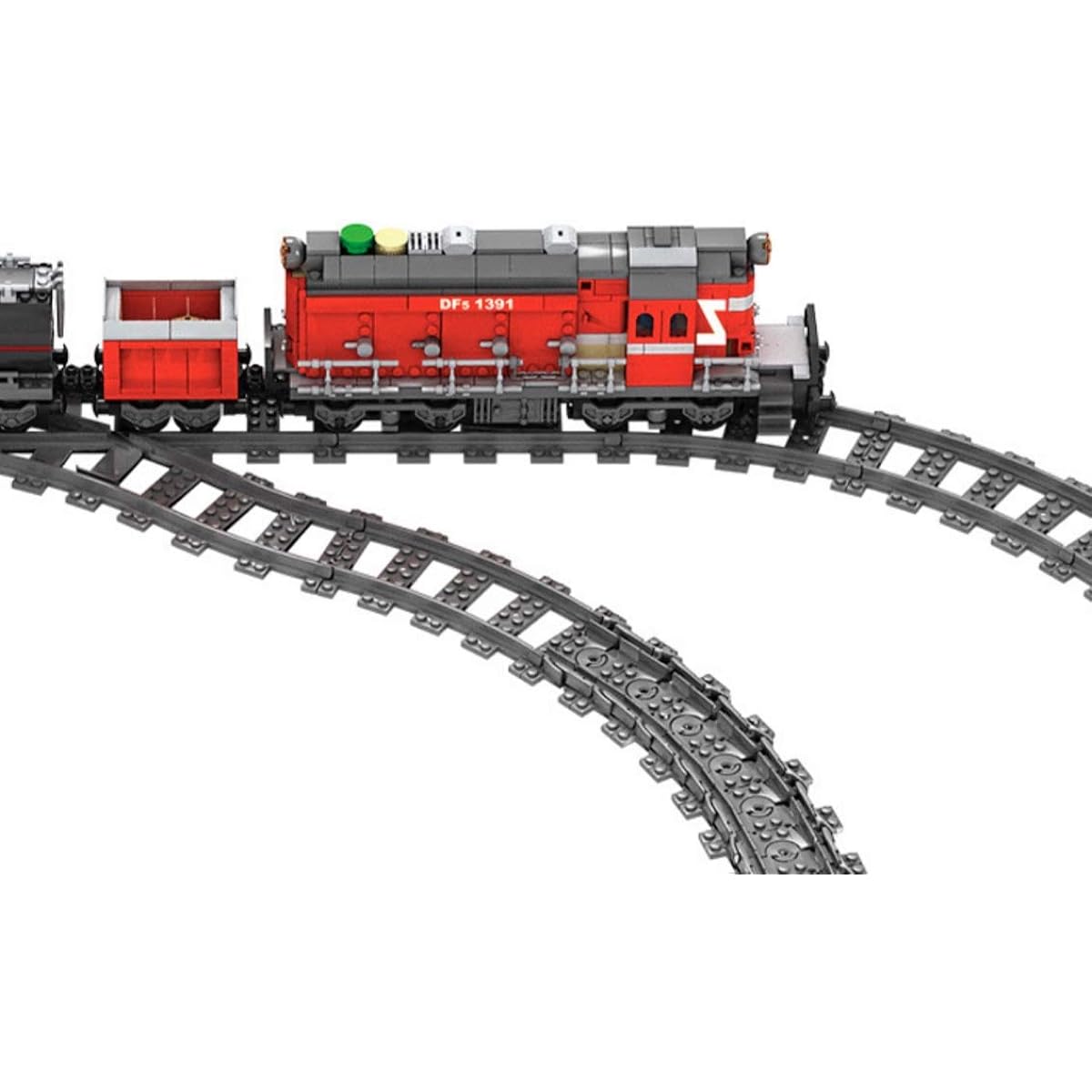 General Jim's Red Power Diesel Building Block Toy Set