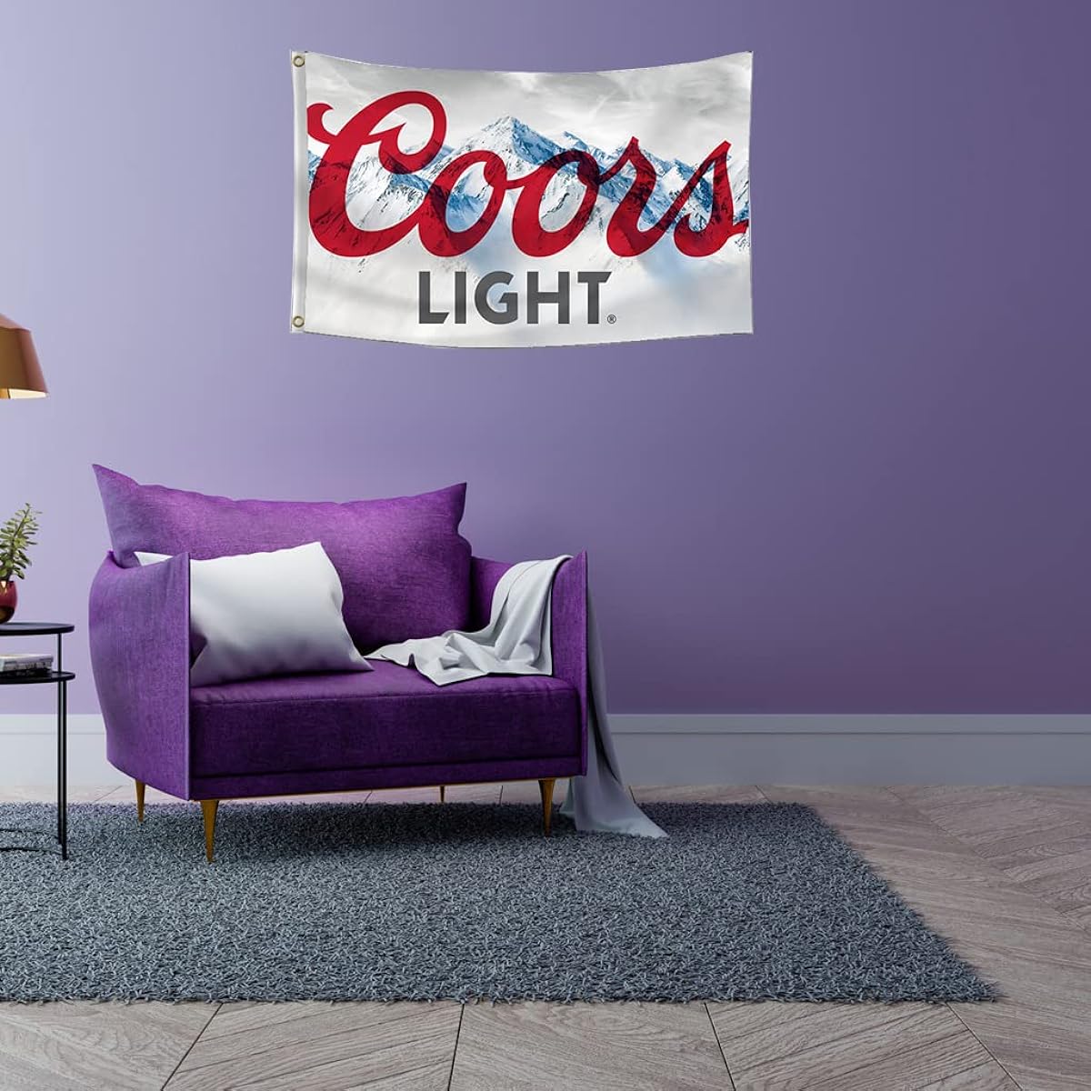 Coors Light Beer Flags 3x5ft Wall Hanging Funny Banner Living Room College Dorm Decor