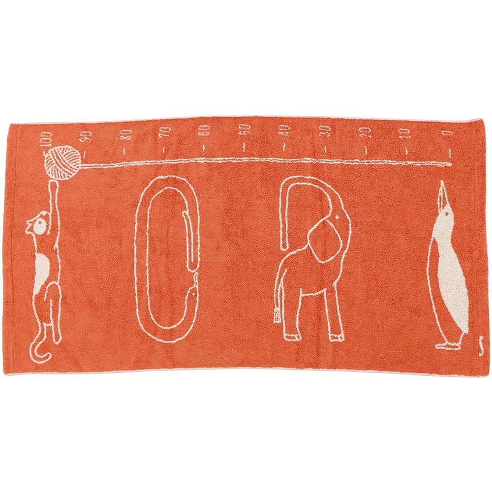 Iori Imabari Towel Height Meter Bath Towel SUKU-SUKU iori (Coral) Soft Baby Gift
