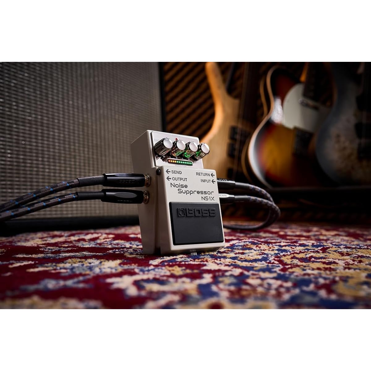 BOSS/NS-1X Noise Suppressor + 2 patch cables + guitar cable + BOSS special sleeve case BOSS NS1X