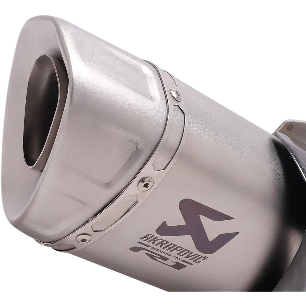 Motorcycle Exhaust Port Exhaust Pipe Intermediate Pipe Motorcycle Silencer Slip-on Muffler Motorcycle Muffler Full Exhaust YZF R1 R1M MT10 MT10SP (2015-2023) Applicable