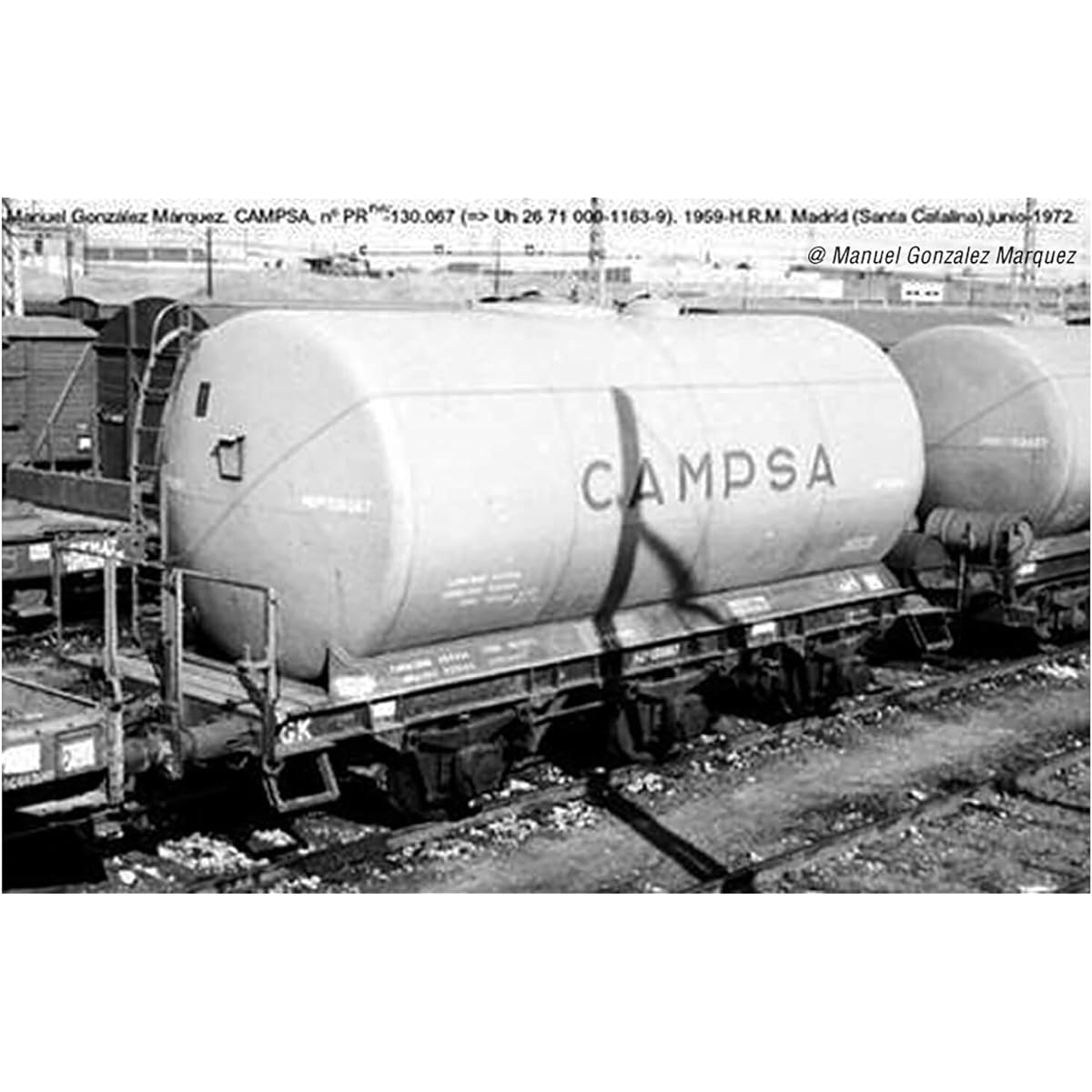 Electrotren - RENFE 2-piece set 3-axle tank wagon CAMPSA Livery Period IV