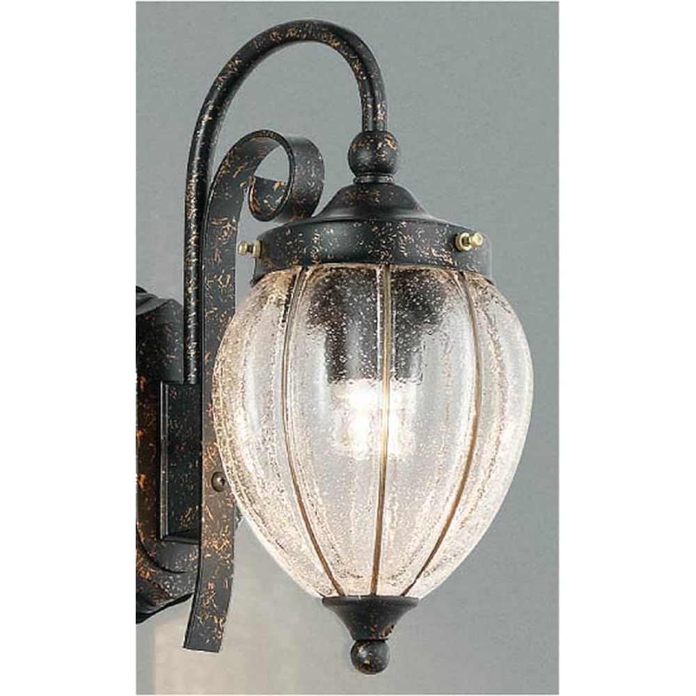 Koizumi Lighting Porch Light, Equivalent to 60W Incandescent Bulb, Black Painted Antique Finish, AU42431L