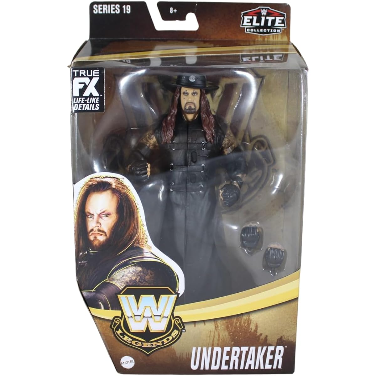 WWE Elite Collection Undertaker Action Figure Legends Mattel Series 19