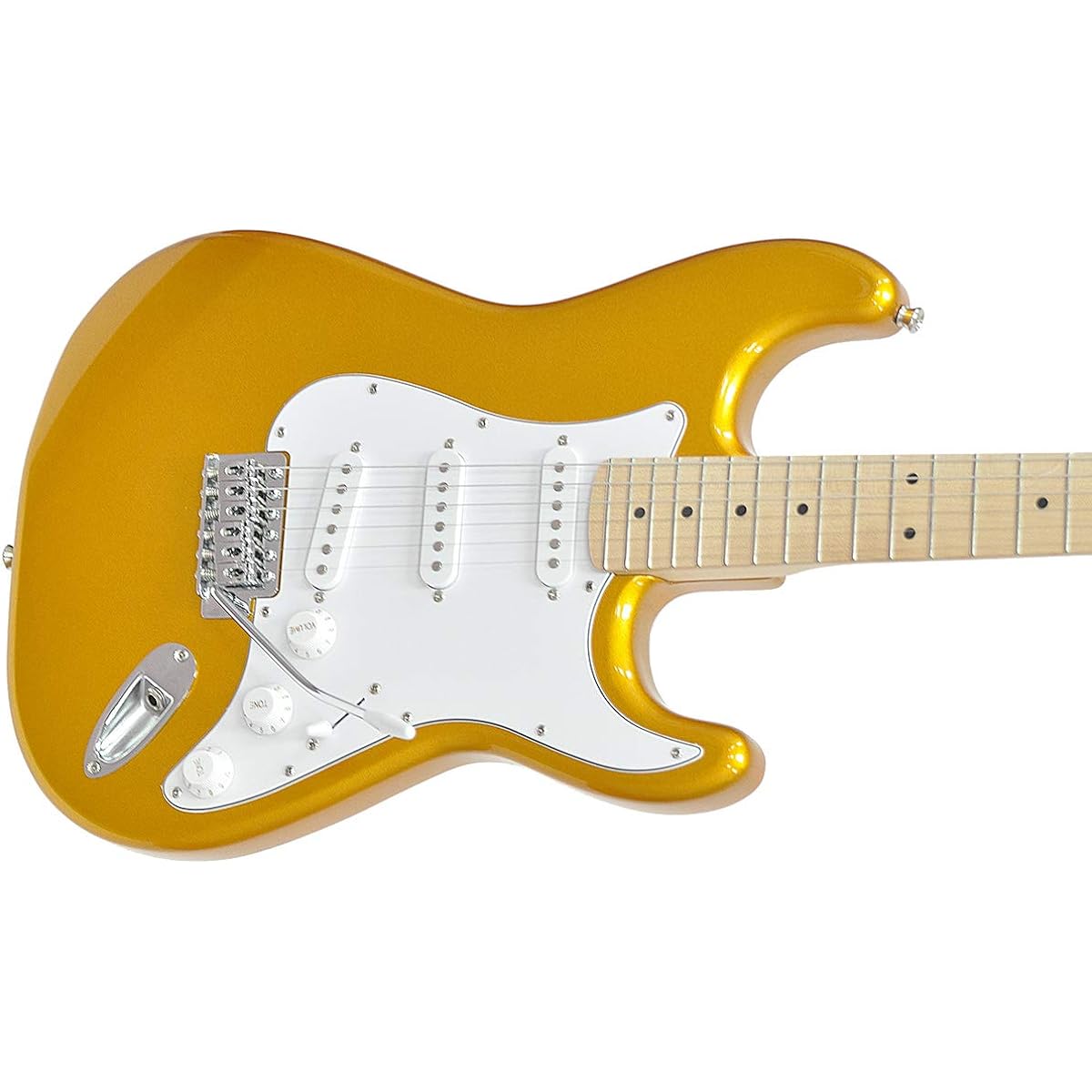 PLAYTECH Electric Guitar ST250 Maple Gold