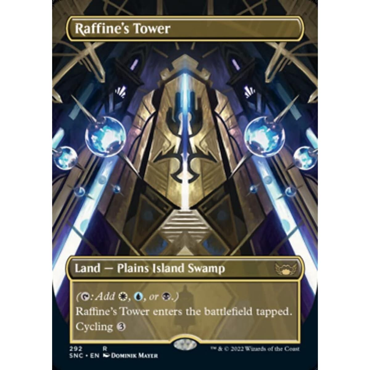 Magic: The Gathering Tower of Lafine (292) Borderless City of New Capena