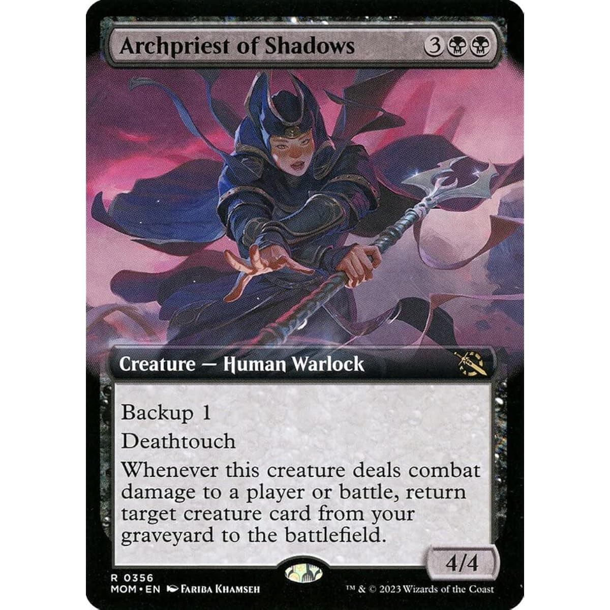 Magic: The Gathering - Prince of Shadows (356) - Extended Art - March of the Machines