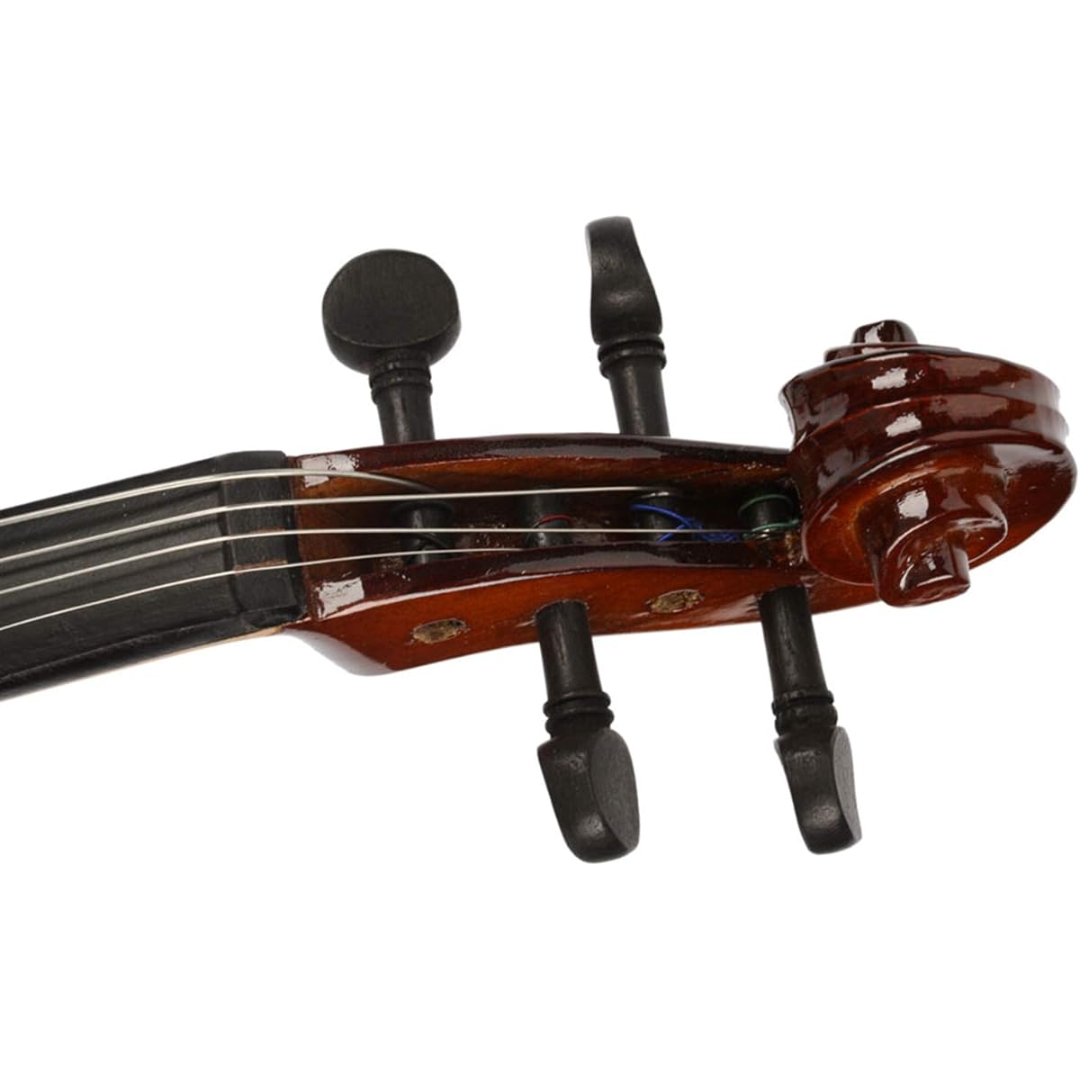 1/8 Acoustic Violin Set Solid Wood Violin Starter Kit with Case Bow Rosin for Children Beginners Natural