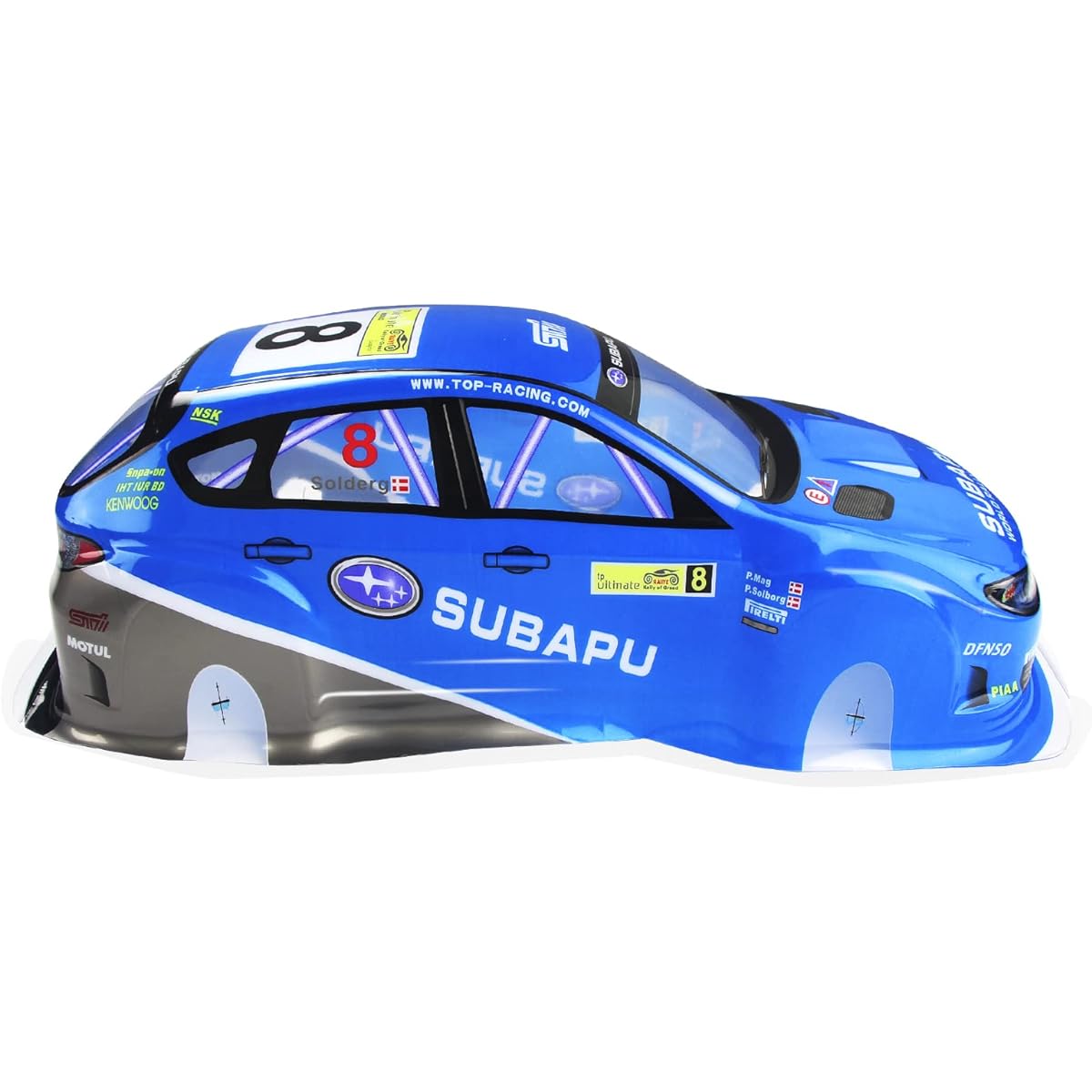 Manrock 1/10 Scale RC Paint Drift Racing Touring On-Road Car Body Shell Sti X Blue