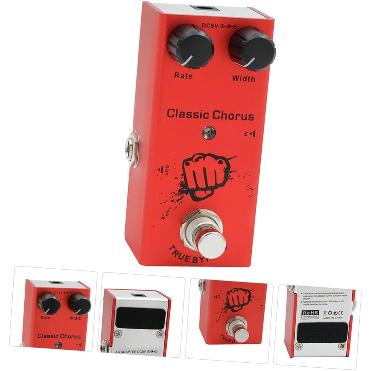 Vaguelly 5pcs Guitar Effects Reverb Pedal Delay Effector Guitar Delay Delay Pedal Electric Guitar Pedal Electric Guitar Effector 10 Effect Delay Boss Pedal E