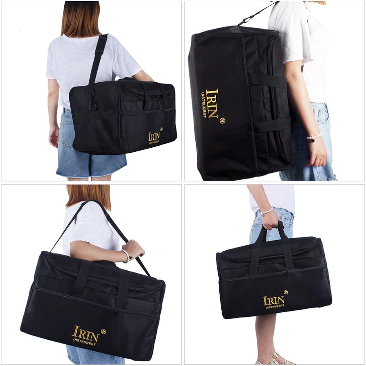Vaguelly Cajon Drum Bag Cajon Box Drum Bag with Shoulder Strap with Carry Grip Oxford Cloth Cajon Storage Bag for Adults