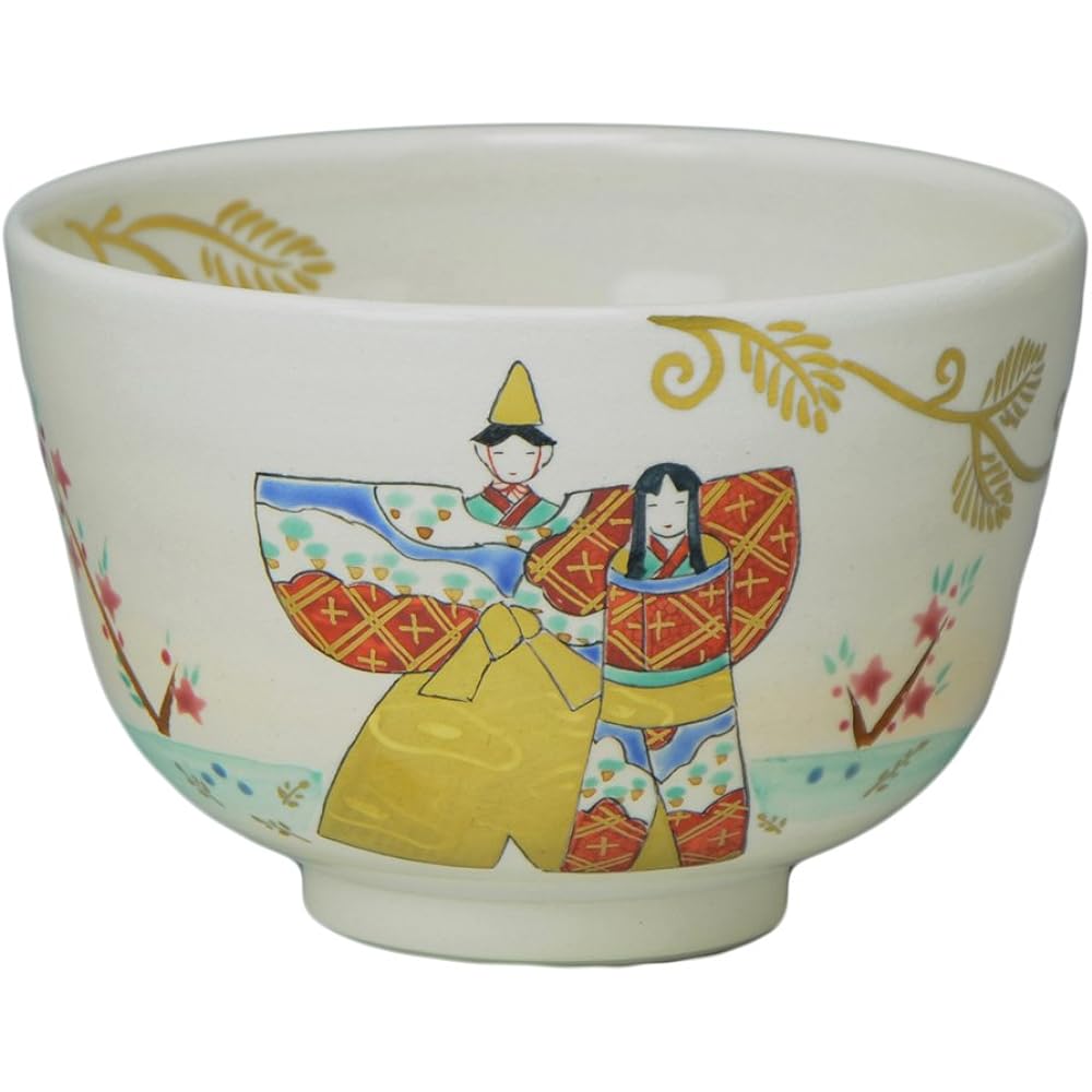 Aito Kyoto ware Kiyomizu ware Suiraku kiln Matcha bowl (with presentation box) Kuroraku Zuisho TRK450