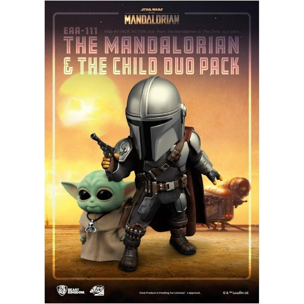 Beast Kingdom Mandalorian & Child Duo Pack