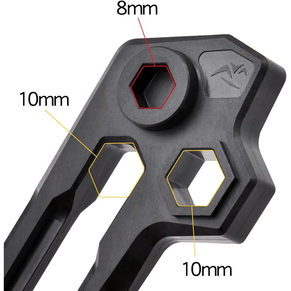 Dirtfreak MIGRATRAIL Hexa Stake Multifunctional Camping Peg 8mm/10mm Hex Wrench Function Stacking Carabiner Mounting Hole Tent Tarp Outdoor Ultra Light Ultra Light UL MT20-0104