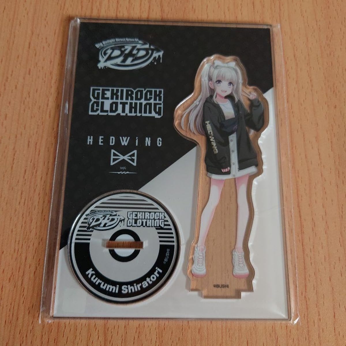 D4DJ Gekirock Collaboration Acrylic Stand Shiratori Kurumi