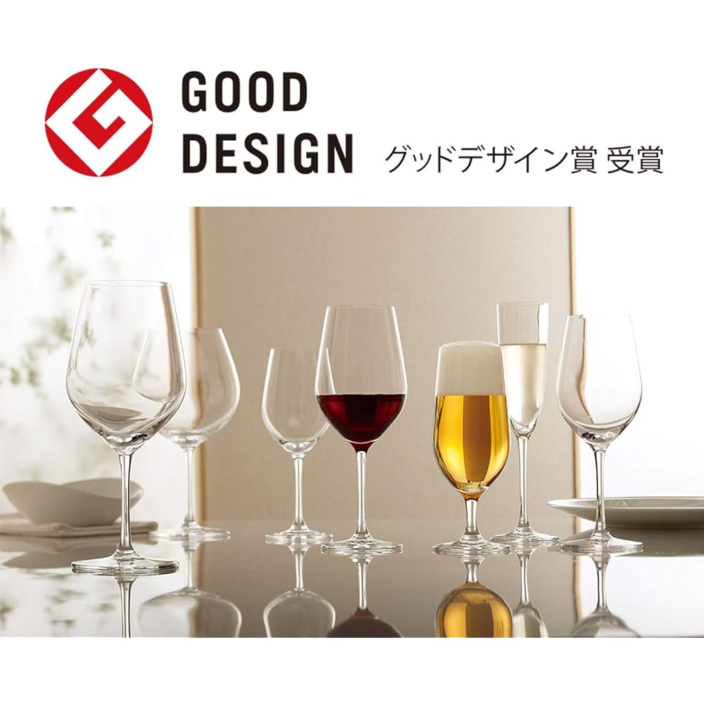 Toyo Sasaki Glass Champagne Glass DIAMANT 145ml 6 pieces Fine Crystal Ion Strong Processed Wine Glass Flute Glass Dishwasher Safe Cup RN-11254CS