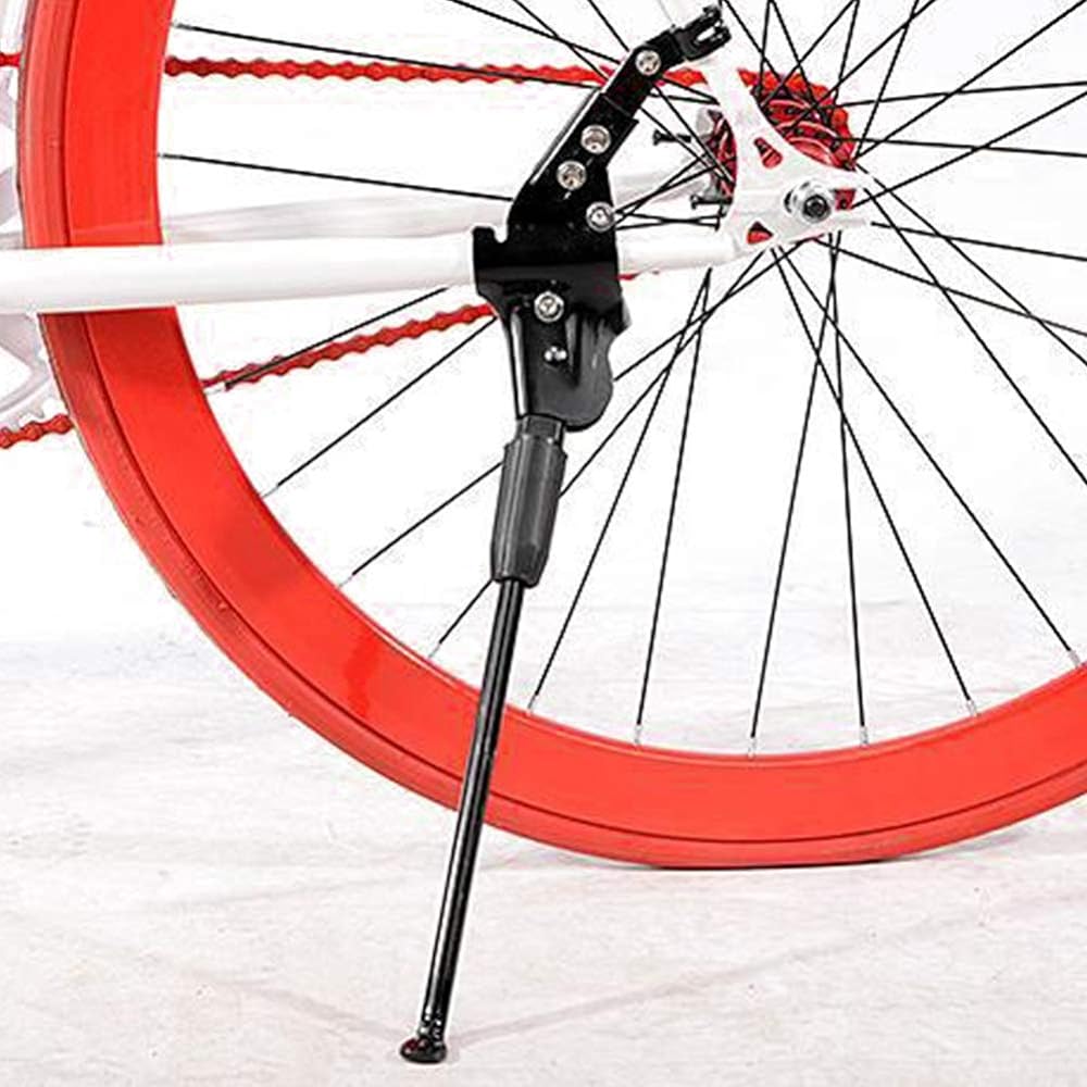 Alomejor1 Bicycle Kickstand Height Adjustable Bicycle Stand is compatible with bicycles with a wheel diameter of 26 inches