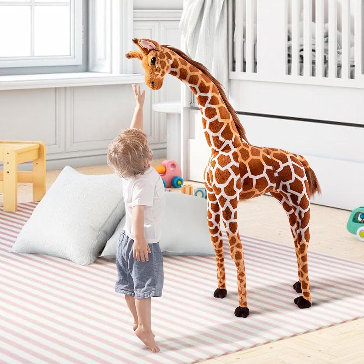 OHKIDS Giant Giraffe Plush Animal Set